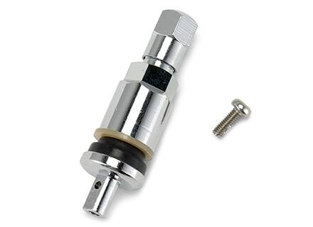 Optional Chrome Metal Valve For Schrader Sensor